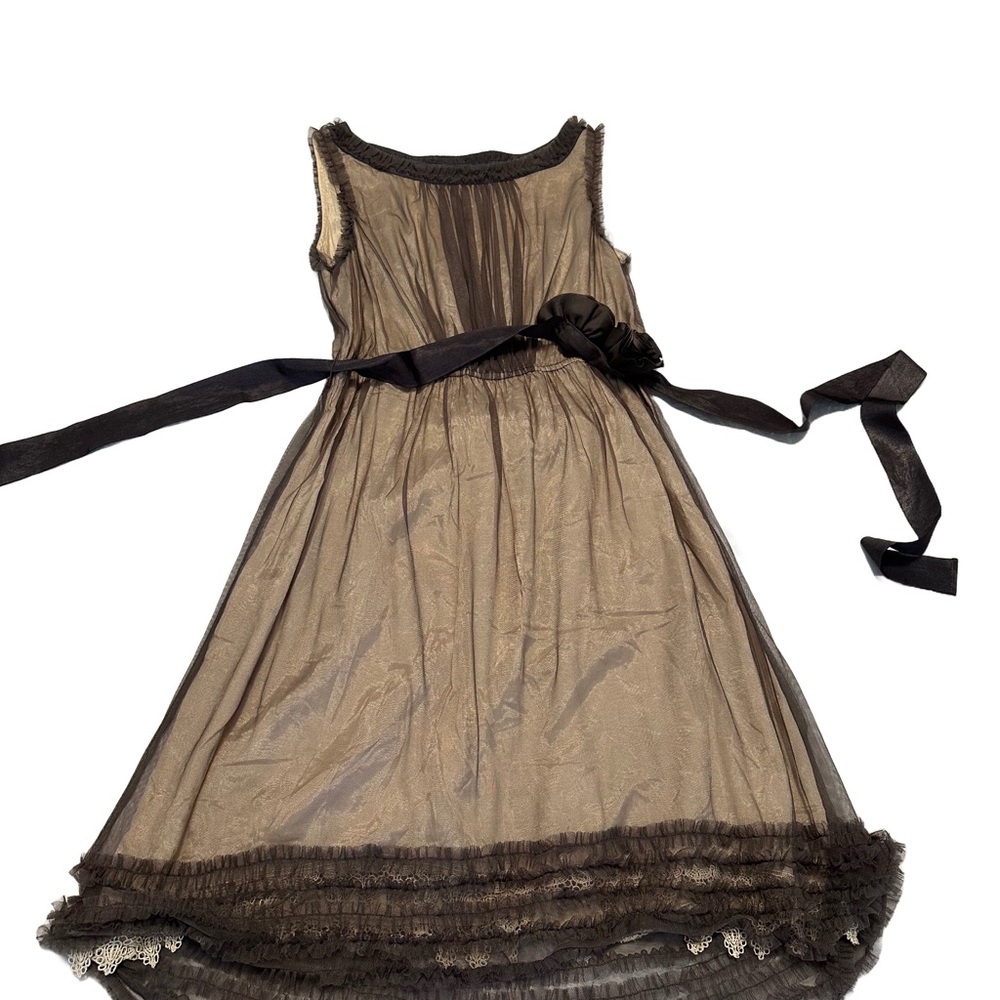 Anthropologie Moulinette and Soeurs Stilled Night Dress in Grey